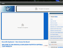 Tablet Screenshot of knoxvilleexplosion.com